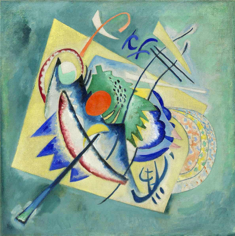 Red Oval 1920 Wassily Kandinsky Abstract Oil Painting